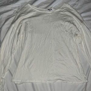 Long sleeve white top